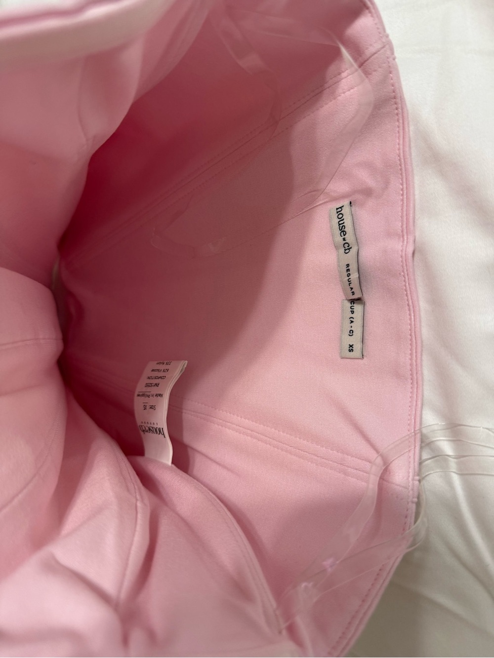 House of CB THE STRAPLESS Baby Pink Stretch Corset Top XS Regular Cup A-C NWOT - Picture 5 of 5